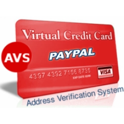 AVS Paypal VCC  - Address Verification USA