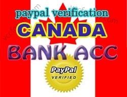 Virtual Bank PayPal Verification | Canada VBA - Cheap Price