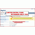 180 days limited paypal fund withdrawal service  - 45 / 180 days